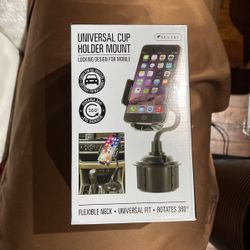 Universal Cup Holder Mount Locking Design For Mobil  New 