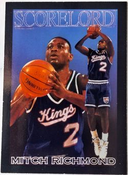 Mitch Richmond Score Lord Basketball Card # 335 Unc