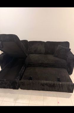 Black couch