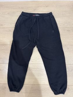 The Marathon Clothing Pants Mens 2XL Black Joggers Sweatpants Drawstring TMC