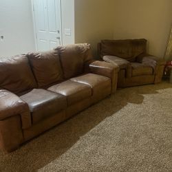 Two Couches And Chair. 