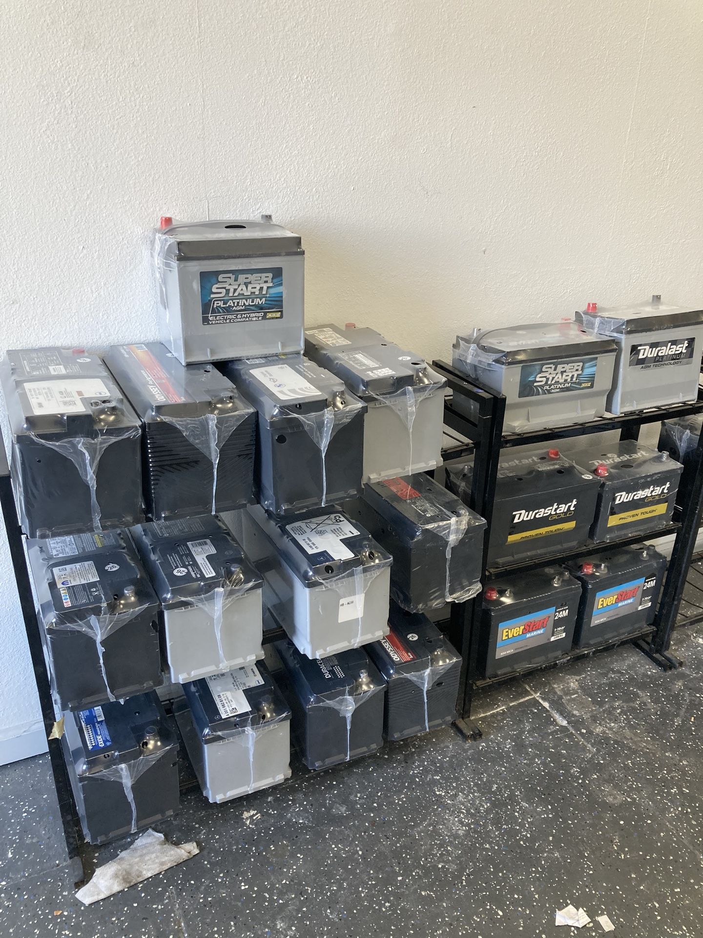 Car batteries