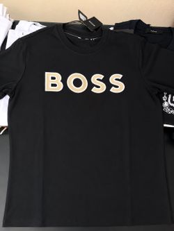 [*BRAND NEW*] HUGO BOSS BLACK AND GOLD SHIRT