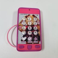 Build A Bear 025043 Smartphone Fuchsia Toy Plush Teddy Bear Cell Phone