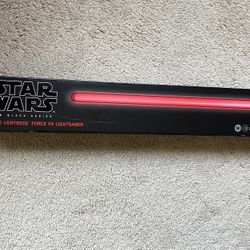 Star Wars Red FX Lightsaber Asajj Ventress Disney Collectible 