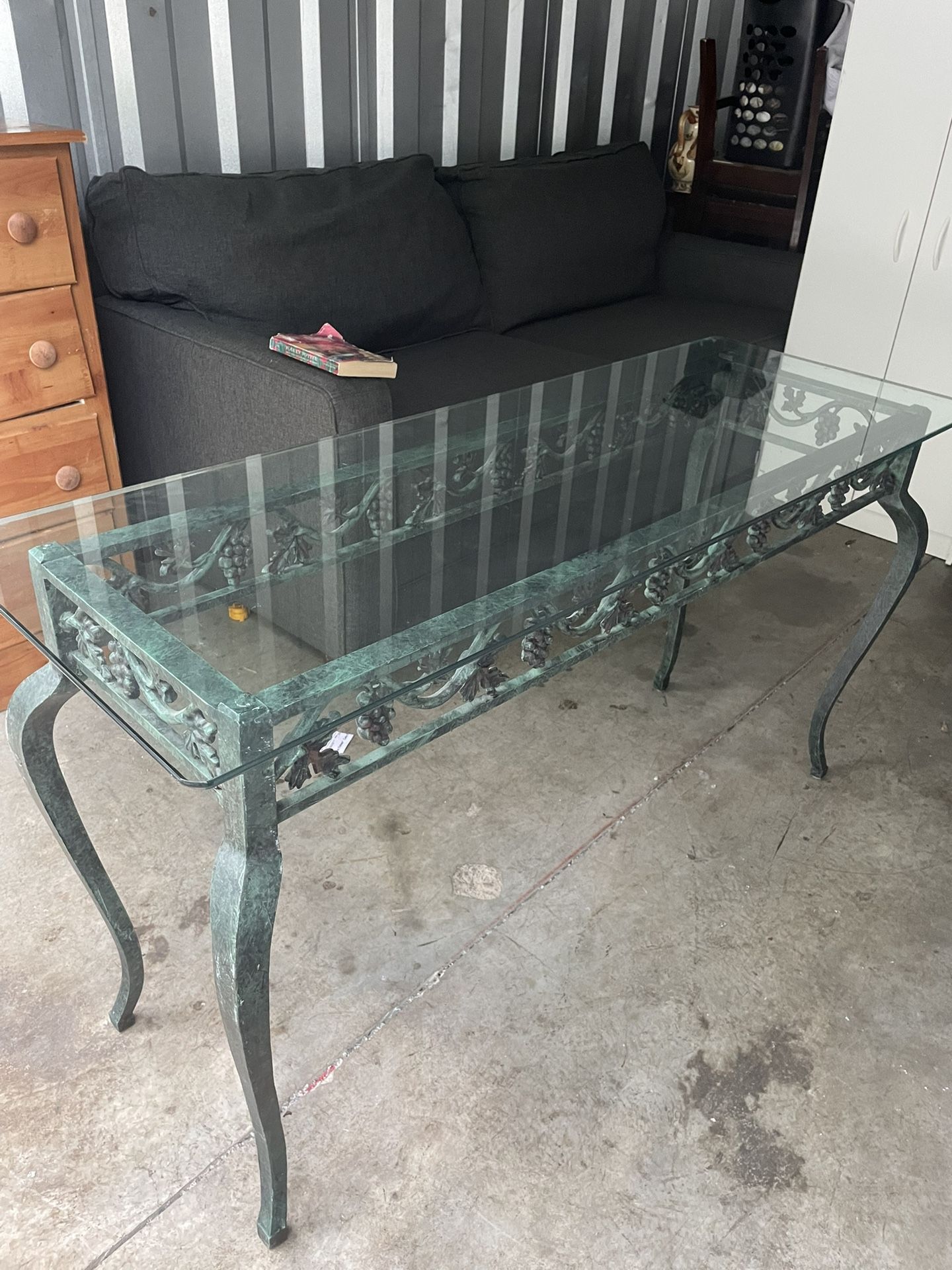 Glass Console Table