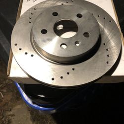 08 Cadillac CTS rear rotors/brake pads