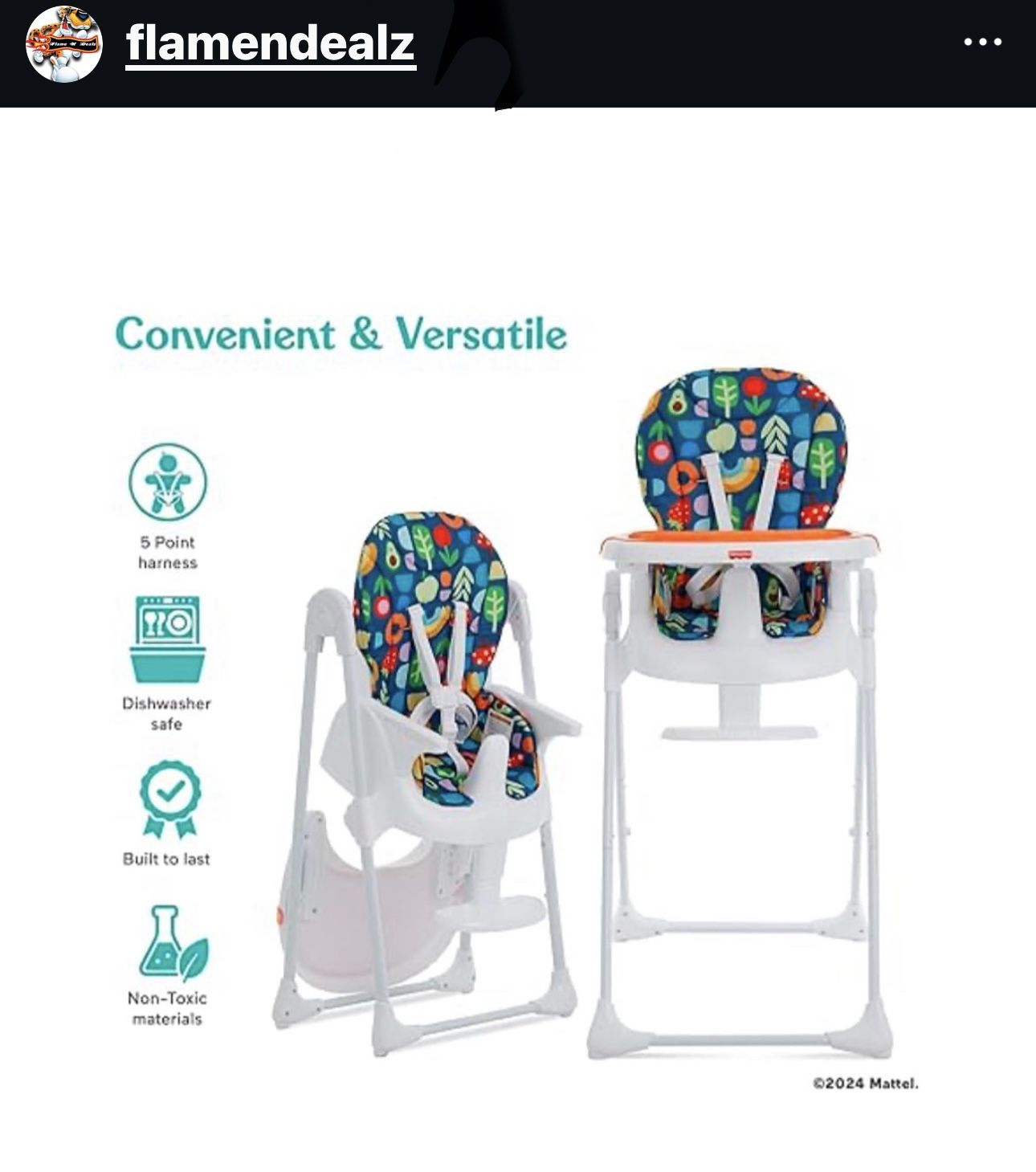 Fisher Price High Chair 