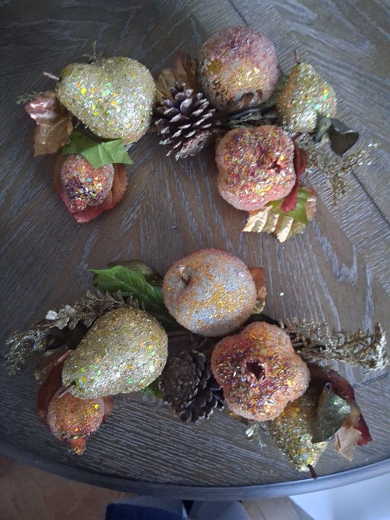 Candied Fruit 10" Swags Like New