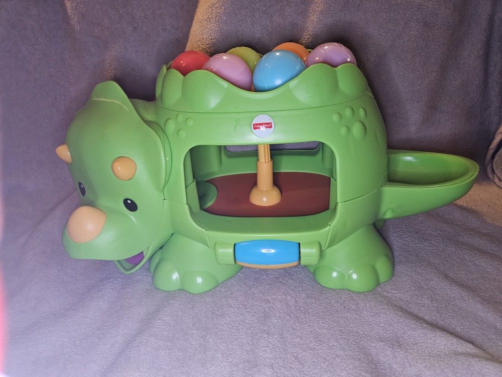 Fischer Price Double Poppin' Dino w/ Silly Sounds And Music