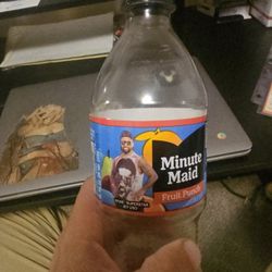 Minute Maid Fruit Punch Jey Uso Empty Bottle