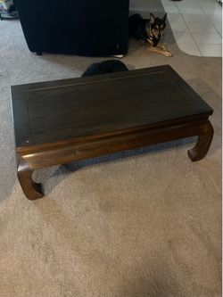 Ming Dynasty elm wood coffee table