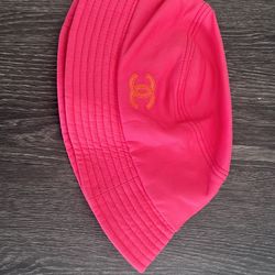 Brand New Pink Chanel Bucket Hat