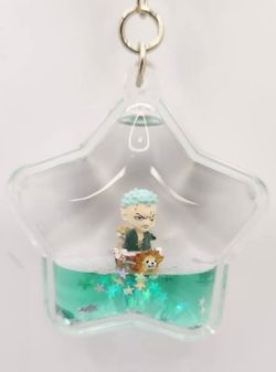 One Piece Tsunameez Acrylic Keychain Figure Charm Luffy, Zoro, Sanji,Brook, Usopp