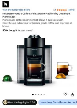 ESPRESSO MACHINE & pod tray