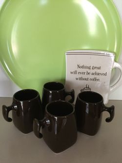 Coffee Mugs with Square Sides