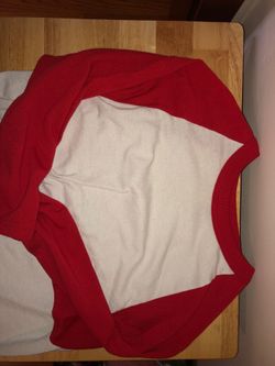 Baseball red tee