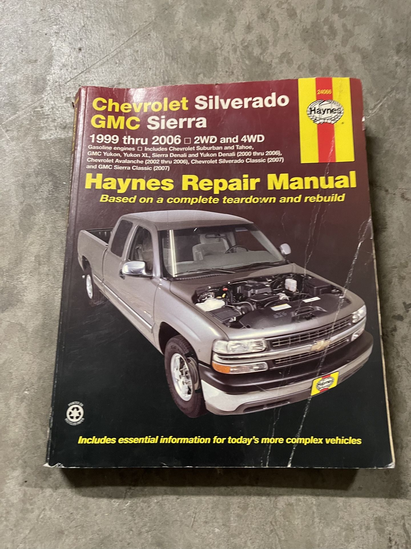 Haynes Repair Manual Chevrolet Silverado GMC Sierra 1999-2006