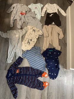 Baby Boy Clothes  Size 0-3 Months 