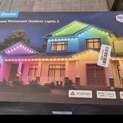Govee Permanent Outdoor Lights 2, 150ft RGBIC Outdoor Lights with 16 Million Colors and 100 Scene Modes, IP67 Waterproof, Holiday & Party Decorations,