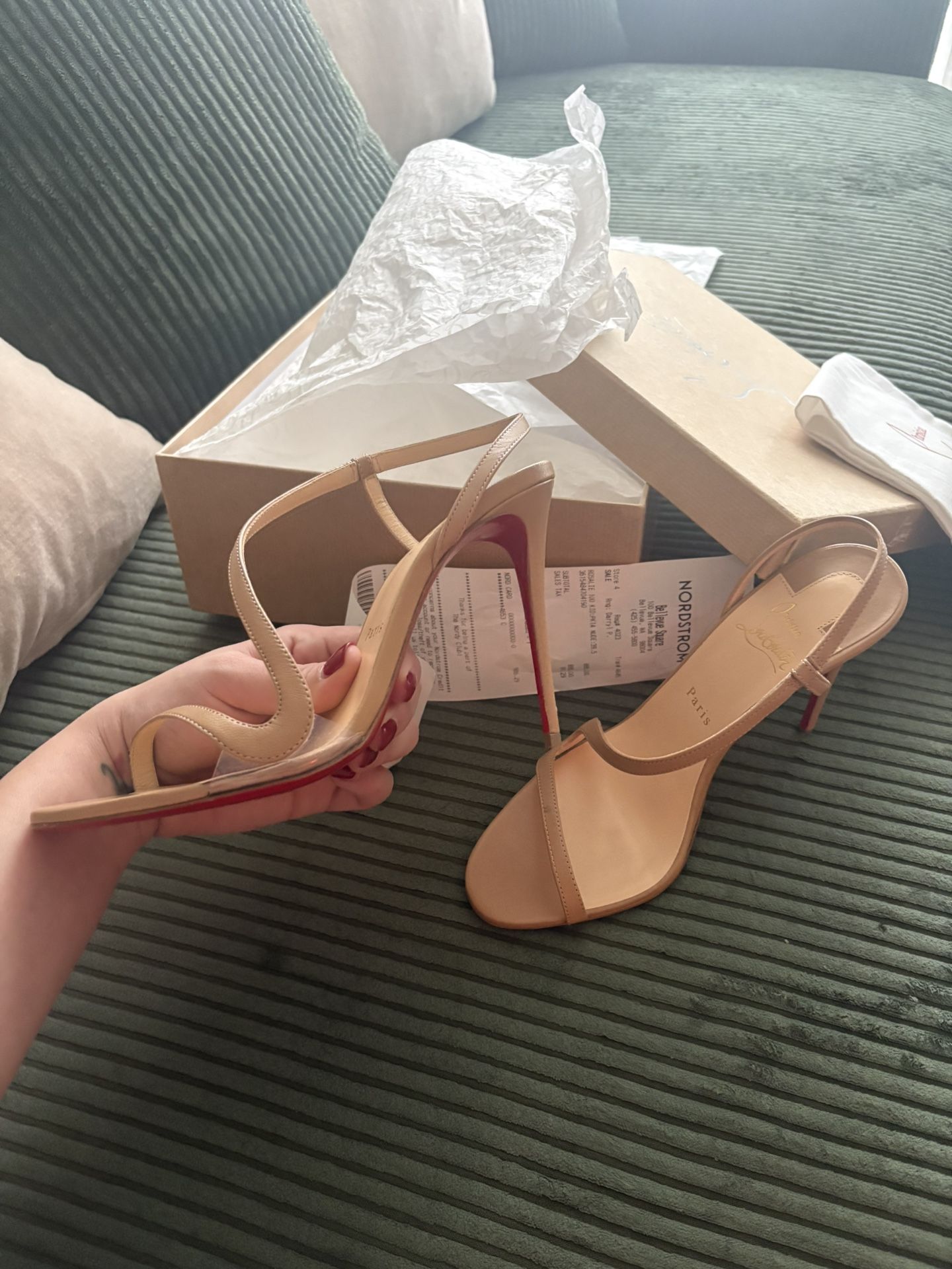 Christian louboutin - Nude Red Bottoms