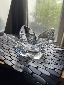 Orrefors Crystal Lotus Bowl