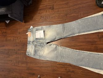 Purple Flared Jeans