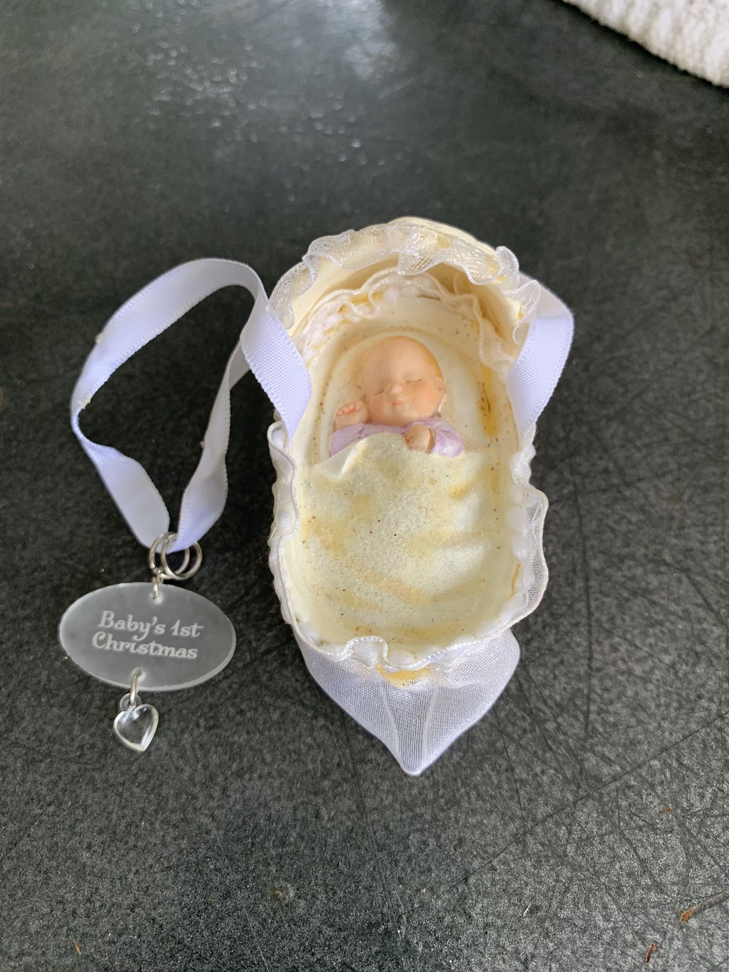 CHRISTMAS ORNAMENT BABY’s FIRST VINTAGE 2007