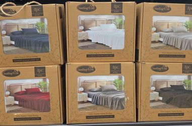 King Sheets 4 Pcs Set