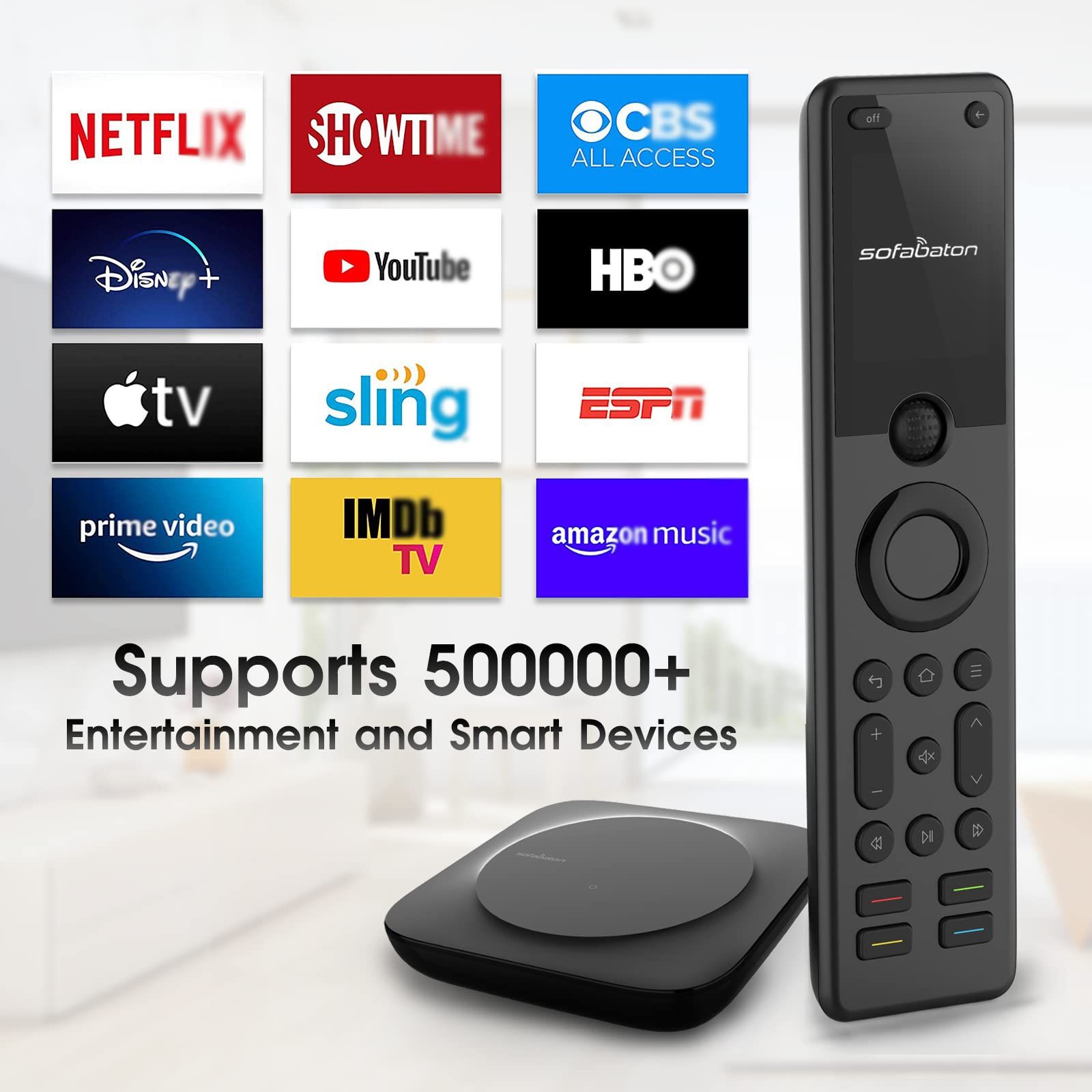 new SofaBaton X1 Universal Remote Control with Hub, All in one Remote with Smart APP Setting, One-To