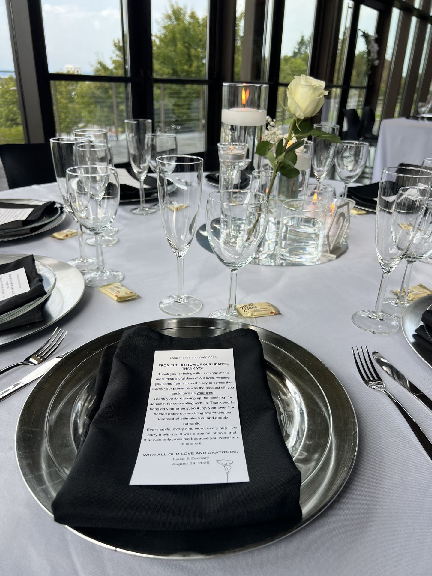 Clear Wedding Plates