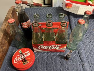 Lot Of Coca Cola Bottles Vintage Collectible!!!