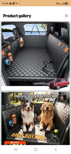 Dog Truck Seat Cover for Back Seat