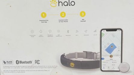 Halo GPS Dog Fence Collar Medium — Virtual Fence Training Tracker