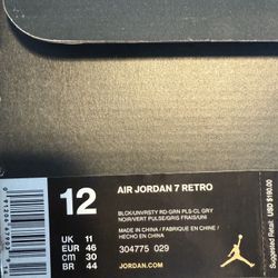 Air Jordan 7 Men’s Size 12