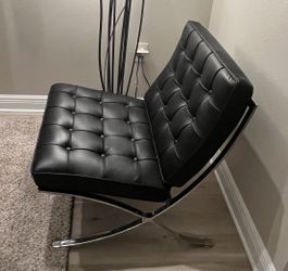 Barcelona Leather Chairs (two)