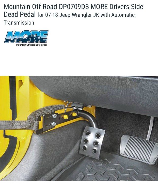 Dead Pedal, For Jeep Wrangler 