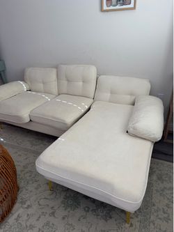 White couch