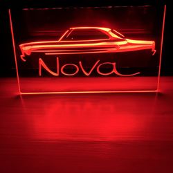 NOVA LED NEON RED LIGHT SIGN 8x12