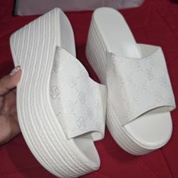 New white sandals Size 7.5 