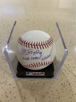 Dee Gordon autographed baseball