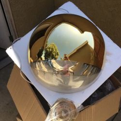 Gold Sphere Light