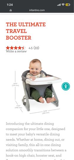 Infantino travel booster