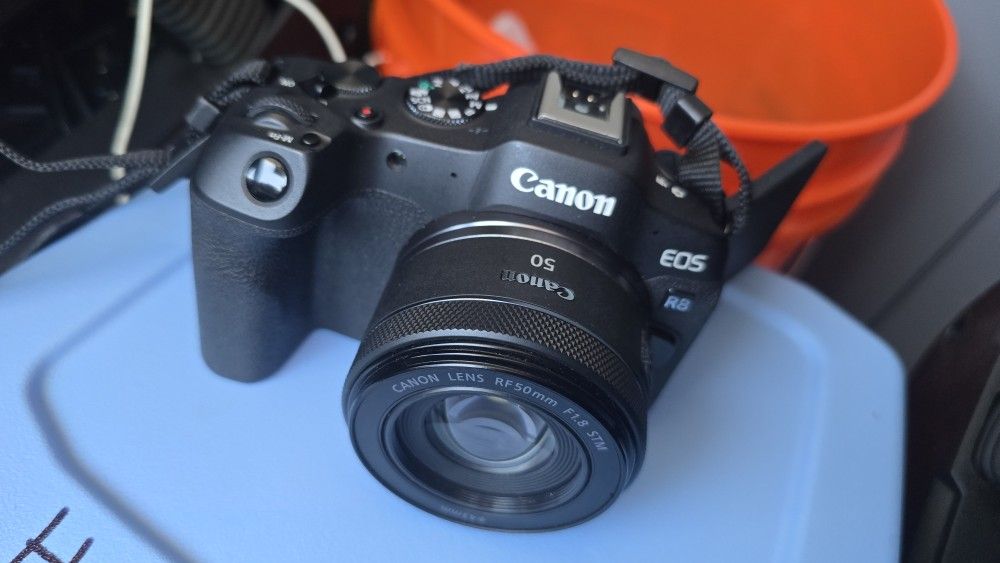 Canon R8 W/ 50mm 1.8 & 85mm 2.0 Macro & More