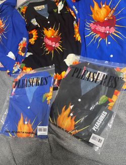 Pleasures Gangster Heart Button Down