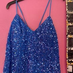 Blue Sequence Dress!!