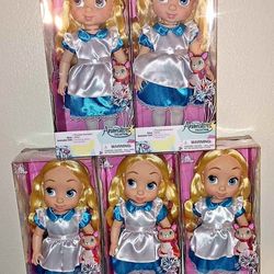 Disney animators collection Alice in Wonderland doll new $30 each firm