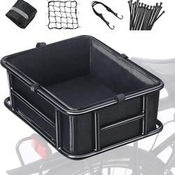 
YONTUO Bike Basket Rear with Liner,Large Bicycle Basket with Waterproof
