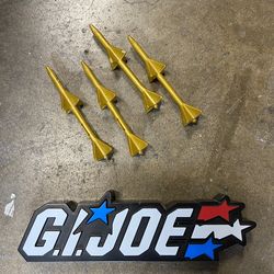 GI JOE COBRA DESTRO A.G.P MISSILES SET VINTAGE 80s 1988 AGP