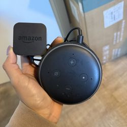 Amazon Echo Dot (3rd Gen) Smart Speaker w/ Alexa – Charcoal – Includes Power Adapter
